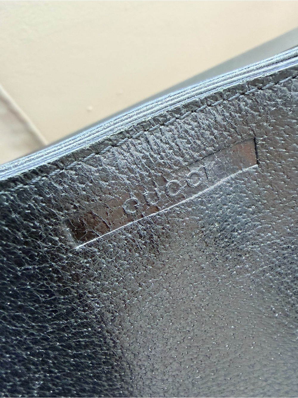 GUCCI Vintage Leather Tote Bag - Picture 2 of 11